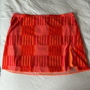 Orange peppermayo skirt